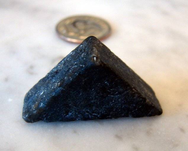 Genuine Galaxyite Pyramid Triangle Micro-Labradorite Crystal Stone Rare