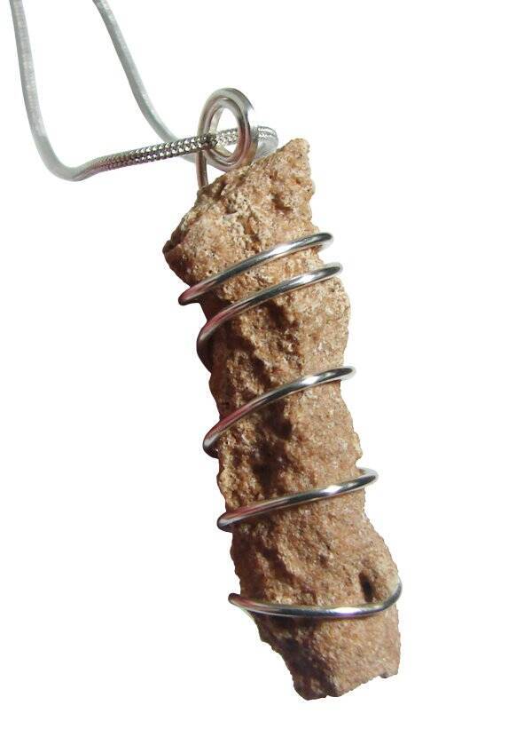 RARE UNUSUAL PRAYER PIPE LIGHTNING STRIKE SARAHA DESERT FULGURITE CRYSTAL #321