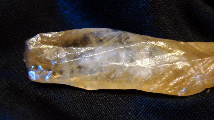 EXTREMLY RARE LIGHT FILLED ELESTIAL MOLDAVITE CALCITE RECORD KEEPER