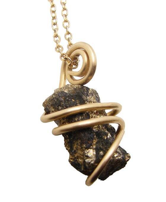 Rare Healer's Healers Apache Gold Pyrite Magnetite Natural Pendant #154