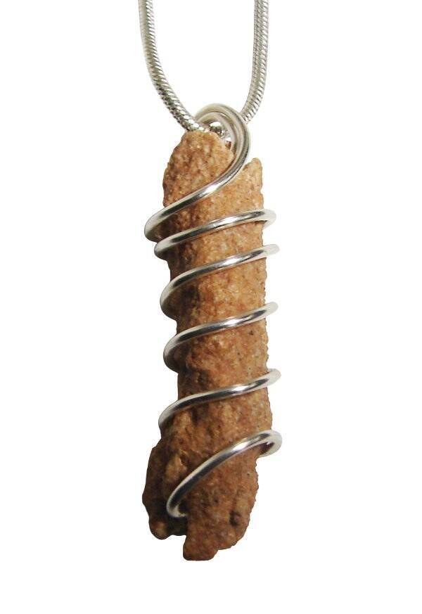 RARE UNUSUAL PRAYER PIPE LIGHTNING STRIKE SARAHA DESERT FULGURITE CRYSTAL #325