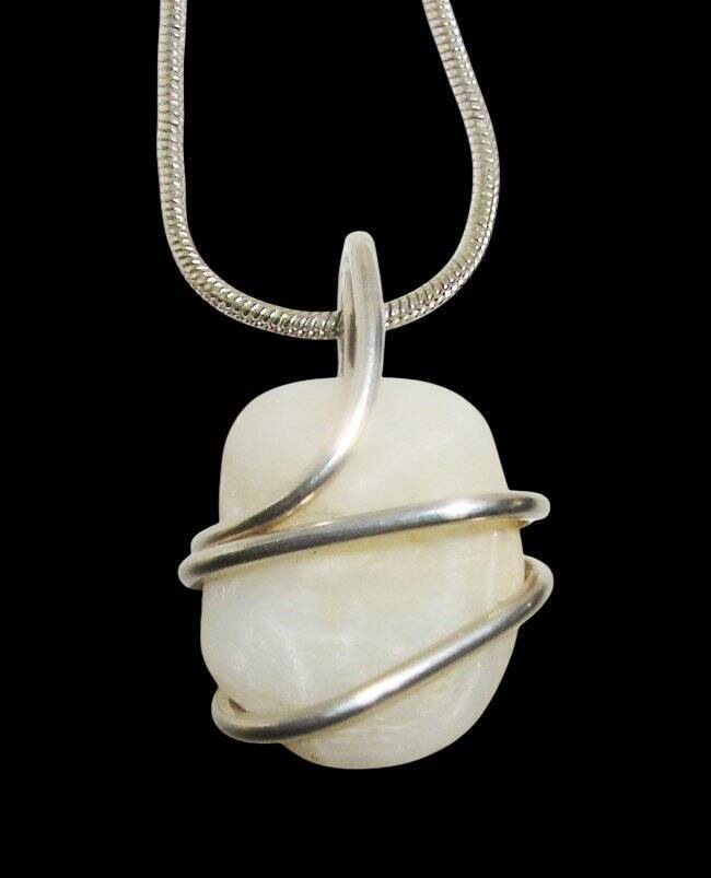 MUSTIKA FISH PEARL BEZOAR STONE AMULET PENDANT - FOUND DEEP INSIDE WILD FISH #52