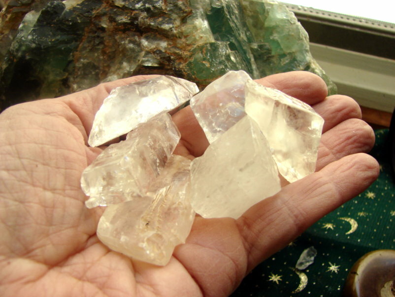 WHITE ICY ICE ELESTIAL MOLDAVITE CALCITE CRYSTAL RECORDS!